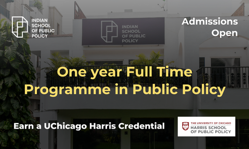 One Year Full Time Programme in Public Policy